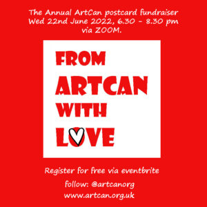 Read more about the article Fastest Fingers First to Snap Up Postcard Sized Original Artworks as ‘From ArtCan With Love’ Fundraiser Returns