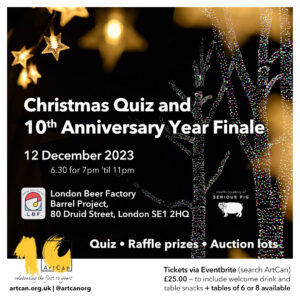 Read more about the article ArtCan Festive Fundraising Quiz 2023